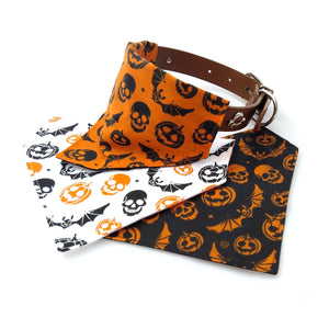 Halloween dog bandanas