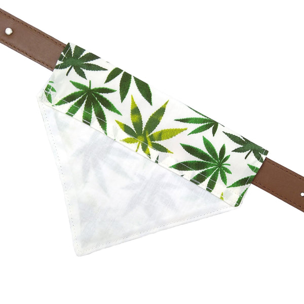 Cannabis Leaf Dog Bandana