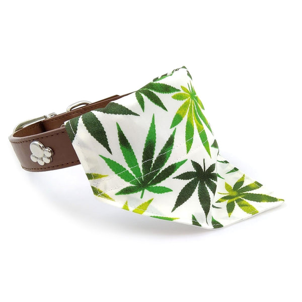 Cannabis Leaf Dog Bandana