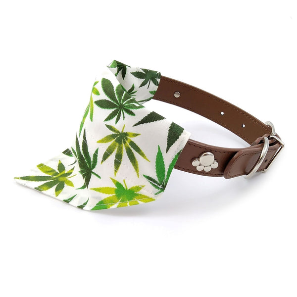 Cannabis Leaf Dog Bandana